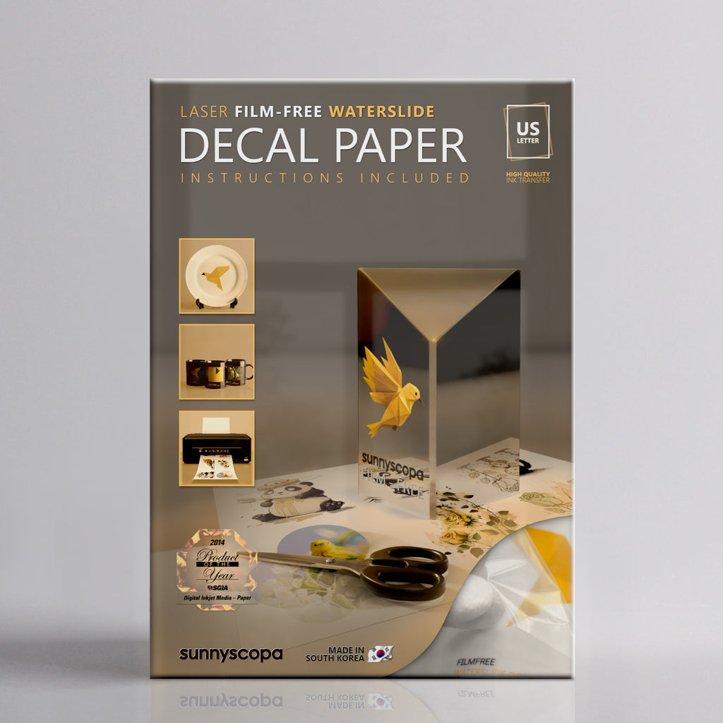 A4 Design Clear Blue Waterslide Decal Paper Transparent for Laser Printer  Water Slide Decals Printable Transfer