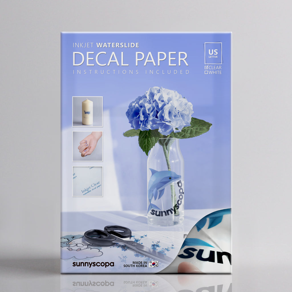 20pcs/lot) Inkjet Water Slide Decal Paper A4 Size Transfer Paper  Transparent : BidBud